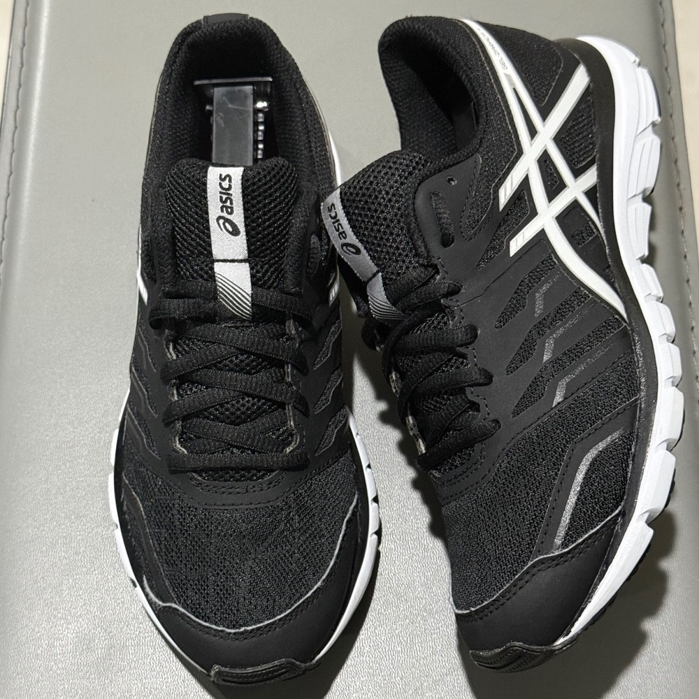 Asics Gel-Zaraca 4 Women's Running Shoes Black White T5K8N Size 6